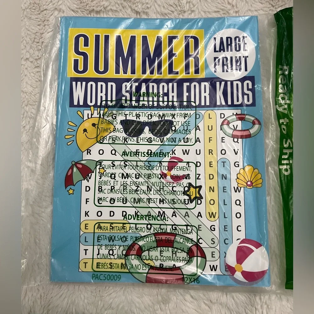Kid Activity Set w/Skip ball, Alice’s Adventures in Wonderland book, word search